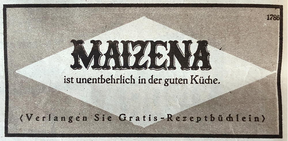 maizena-logo anno 1922