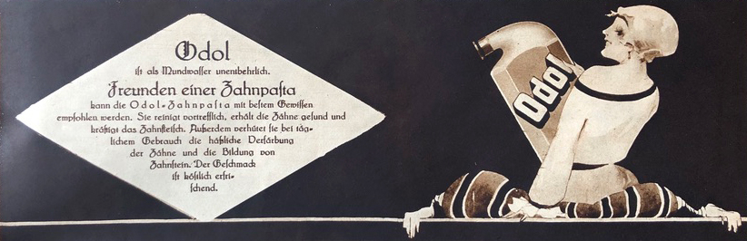 odol-werbung, 1922.
