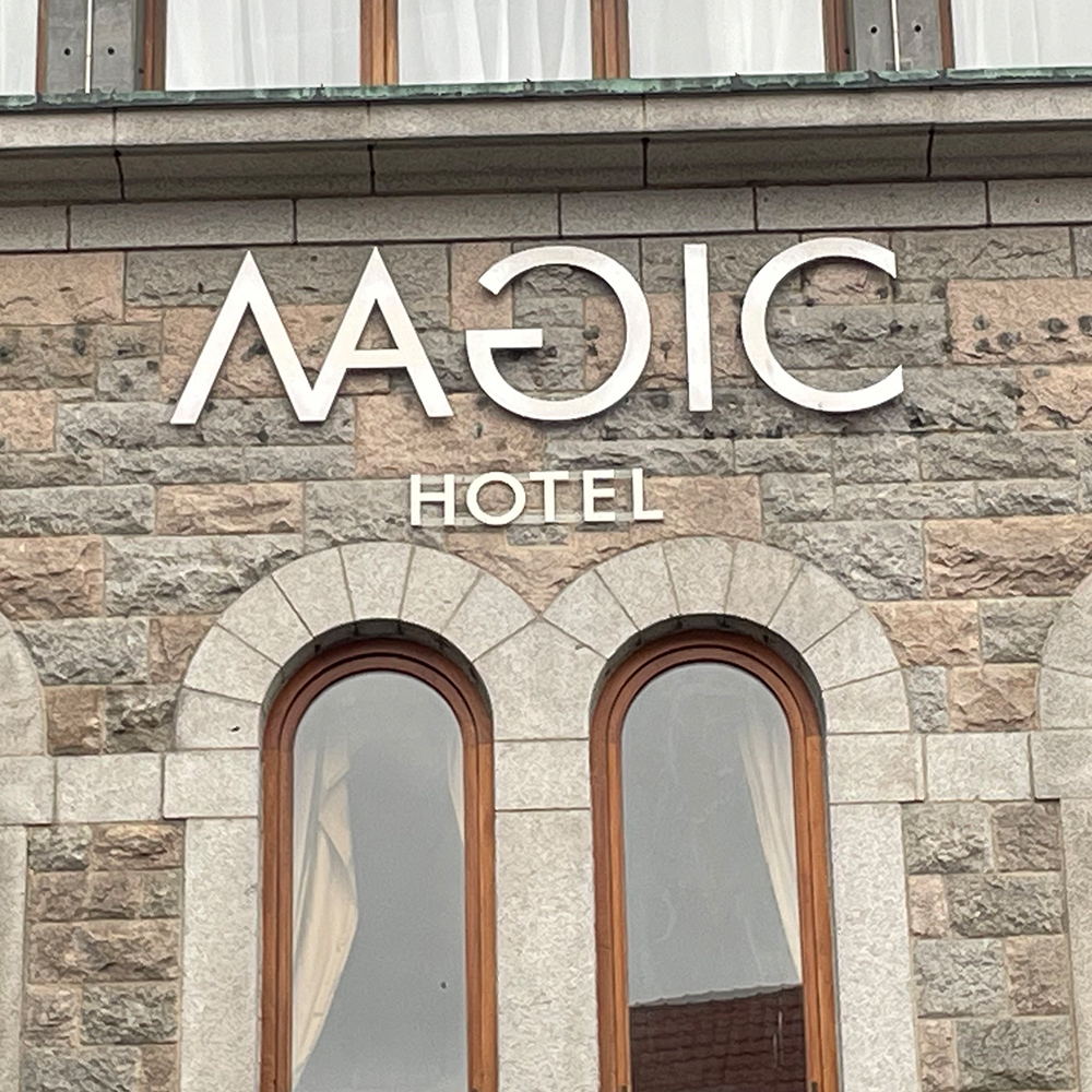 magic hotel, bergen, norwegen.